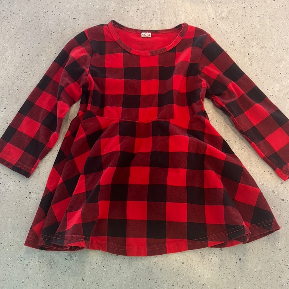 Girls 3T Plaid Dress